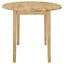 3 Piece Dining Set With Drop Leaf Table And Upholstered Chairs