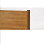 Okioki - Mid-Century Natural Stained Solid Acacia Wood Bed