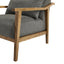 Reagan - Arm Accent Chair With Lumbar Pillow