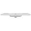 Vanity Top With 3 Faucet Holes, Rectangular Basin For Bathroom - White
