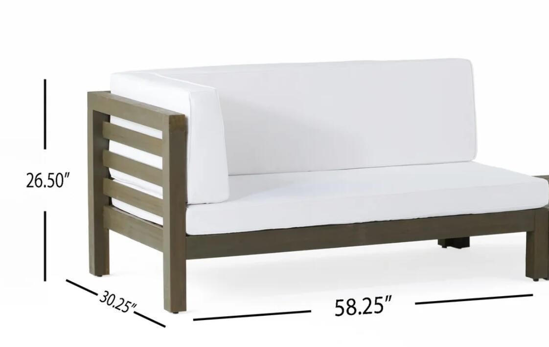 Oana - Corner Bench And Coffee Table