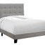 Bed, Upholstered, Frame Only, Transitional