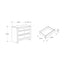 Lucille - 5 Piece Bedroom Set With Storage Drawers And Bookcase Headboard