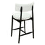 Mid Century Modern Counter Stools, Fabric Upholstered Chairs