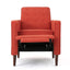 Mid-Century Modern Recliner With Button Tufted Waffle Stitch