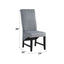 Kini - Corduroy Side Chair (Set of 2) - Black / Gray