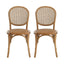 Vintage Style Dining Chairs (Set of 2)