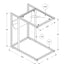 Accent Table, C - Shaped, Contemporary And Modern - White