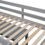 Loft Bed With Retractable Writing Desk And 4 Drawers, With Lateral Portable Desk And Shelves