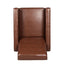 Mid-Century Modern Recliner With Button Tufted Waffle Stitch
