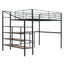 Loft Bed With Desk And Lateral Storage Ladder