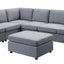 Marley - 7 Seat Reversible Modular Sectional Sofa With Ottoman