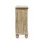Driscoll - 2 Door Cabinet With Floral Design - Reclaimed Natural