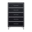 Ava - 5 Drawer Chest - Ebony