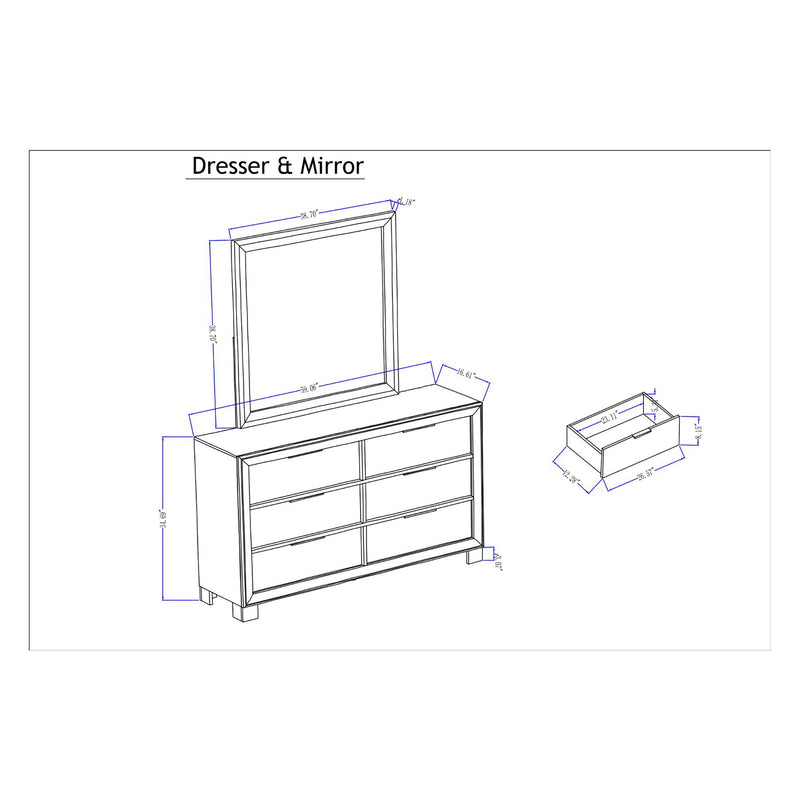 Callisie - Dresser With Spacious Drawers - Brown