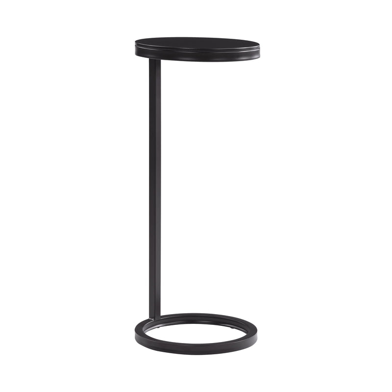 Yancey - Round Accent Table - Antique Bronze