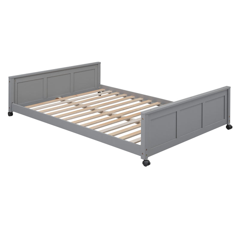 Full Over Full Bunk Bed With Desk