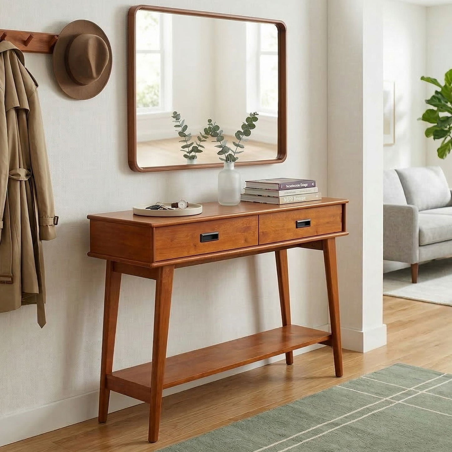 Draper - Console Table - Teak