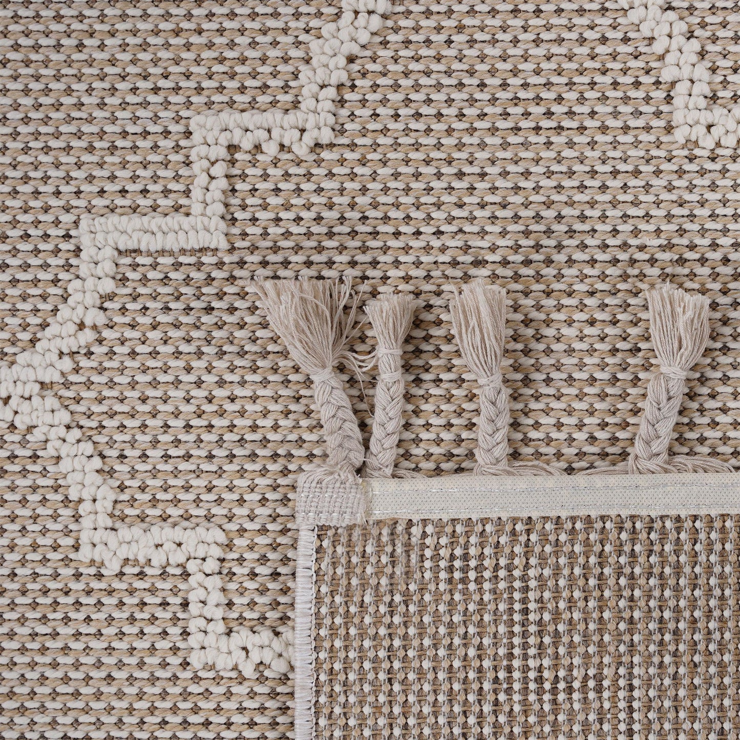 Guros - 8' X 10' Trellis Indoor / Outdoor Area Rug - Ivory