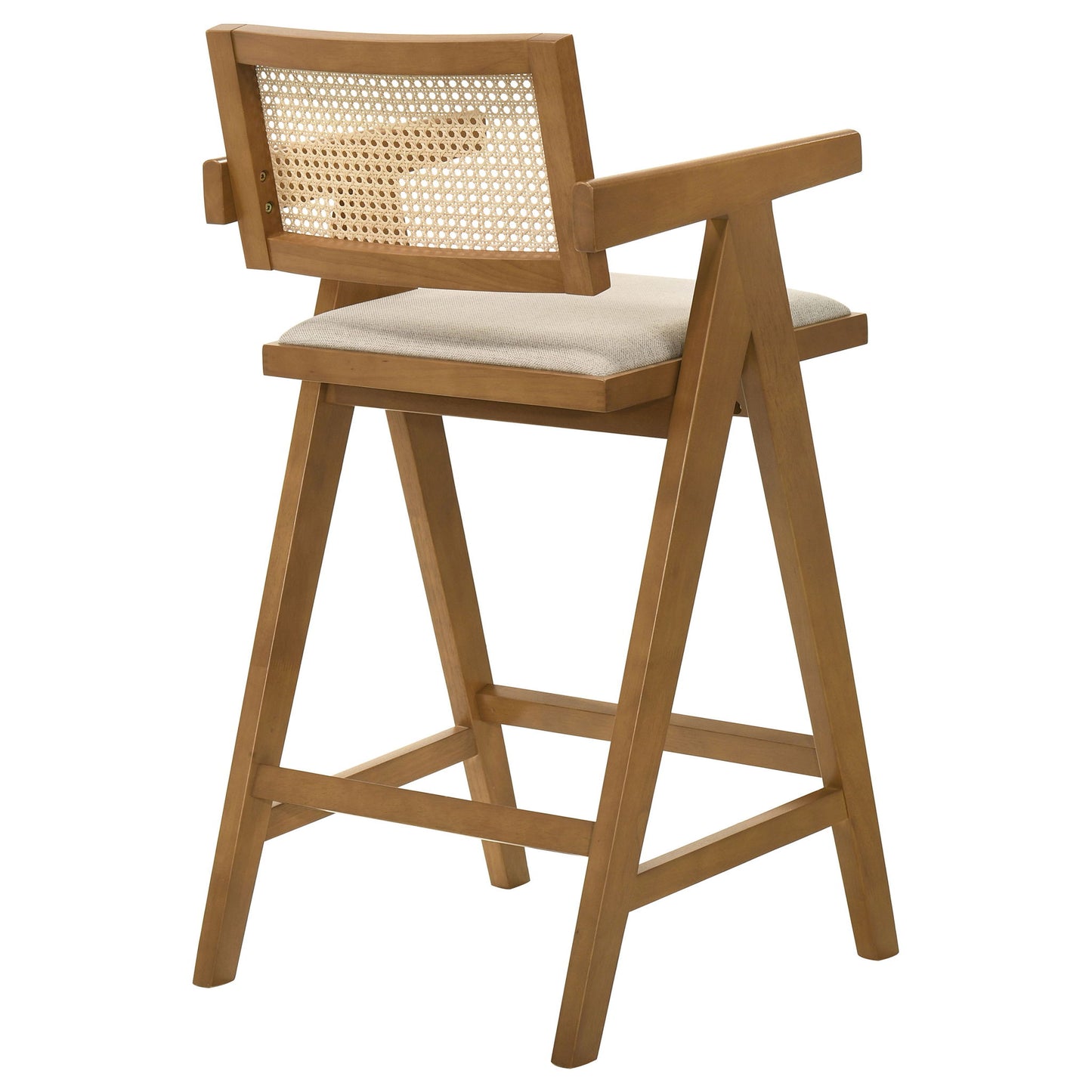 Remy - Bar Chair (Set of 2) With Upholstery - Walnut