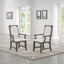 Lisbon - Dining Arm Chair (Set of 2) - Gray