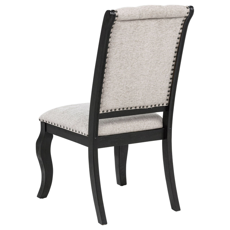 Kinzler - Side Chairs (Set of 2) - Tan / Black