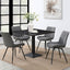 Tufted Swivel Dining Chairs (Set of 2) - Gray