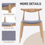 Elegant Dining Chairs With Ergonomic Backrest & Comfort Cushions (Set of 2)