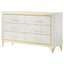Chesney - 6 Drawer Bedroom Dresser - White