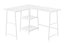 Computer Desk, Home Office, Corner, Storage Shelves, L Shape, Work, Laptop, Contemporary, Modern - Base