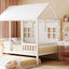 House Bed With Twin Size Trundle, Daybed