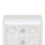 Abigale - 2 Drawer Nightstand With LED - White