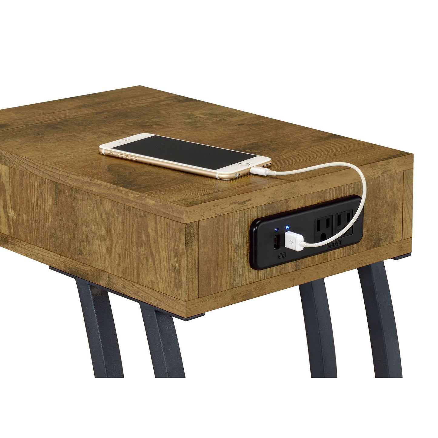 Hi-Tech Accent Table With USB Ports
