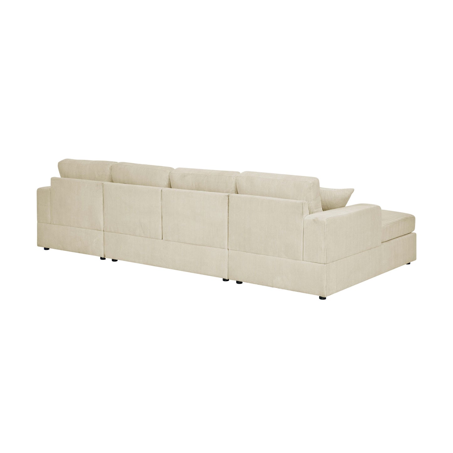 3 Piece Double Chaise Sectional Sofa
