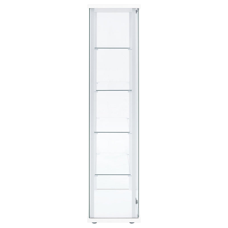 Hyacinth - 4 Shelf Curio Cabinet