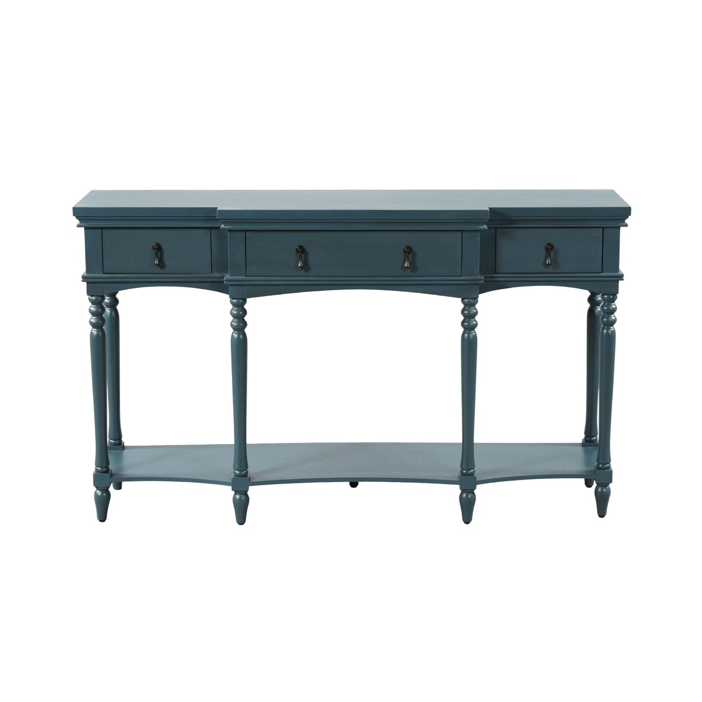 Retro Console Table With 3 Soft Close Drawers