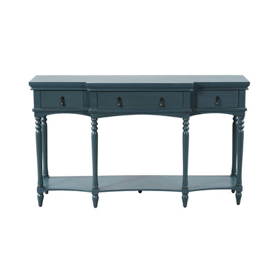 Retro Console Table With 3 Soft Close Drawers
