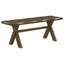 Knotty - Dining Bench - Brown