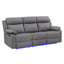 Blanche - Reclining Sofa With LED Lights