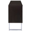 5 Drawer Credenza With Open Shelving - Cappuccino