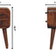 Curved Nightstand,