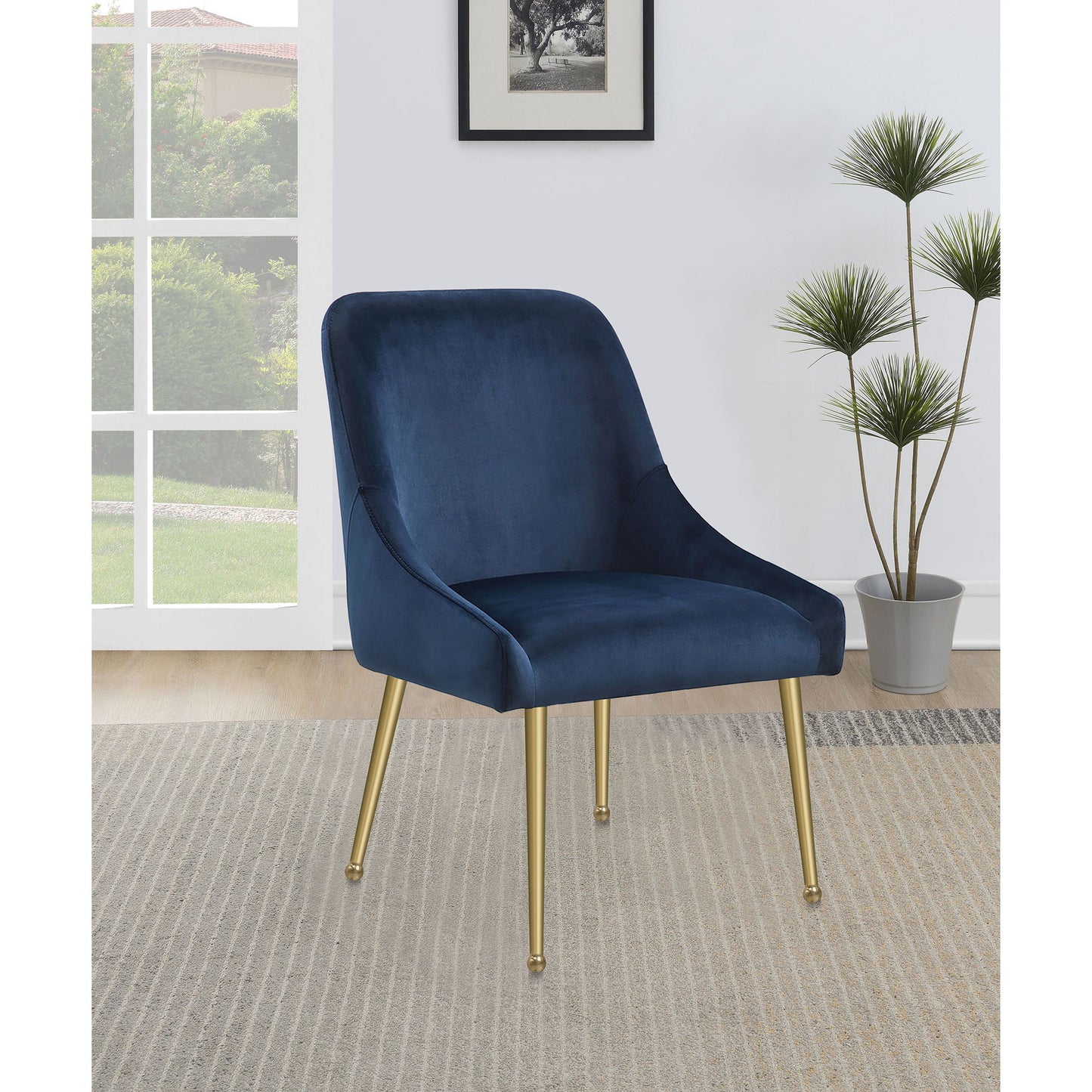 Walmer - Wingback Dining Chair (Set of 2) - Blue