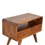 Solid Wood Curved Media Unit