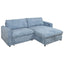 Finn - 2 Piece Sectional (LAF Sofa/Chaise) - Blue