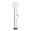 Shadow Contemporary Floor Lamp - Black / White
