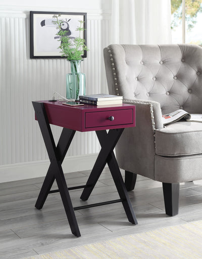 Fierce - Accent Table With Built In USB Port