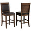Dewey - Upholstered Counter Chair (Set of 2) - Walnut