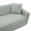 3 Seater Sofa With Wrap Around Armrests And Throw Pillows