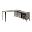 Zakawani - Writing Desk With Cabinet - Gray