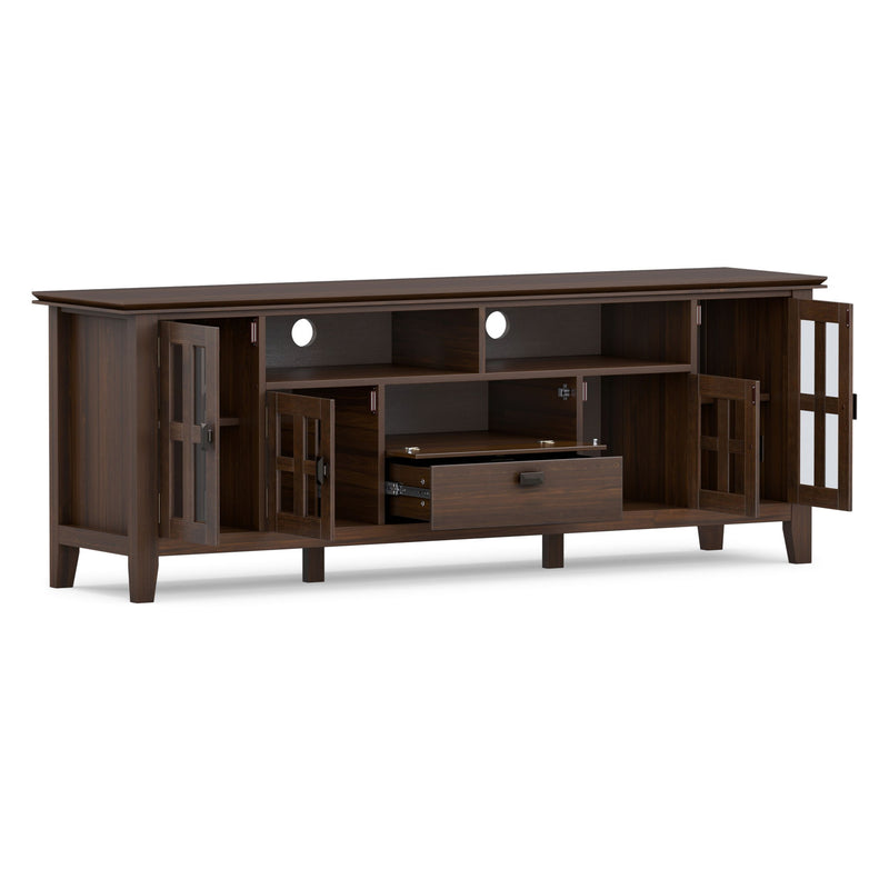 Artisan - TV Media Stand - Natural Aged Brown